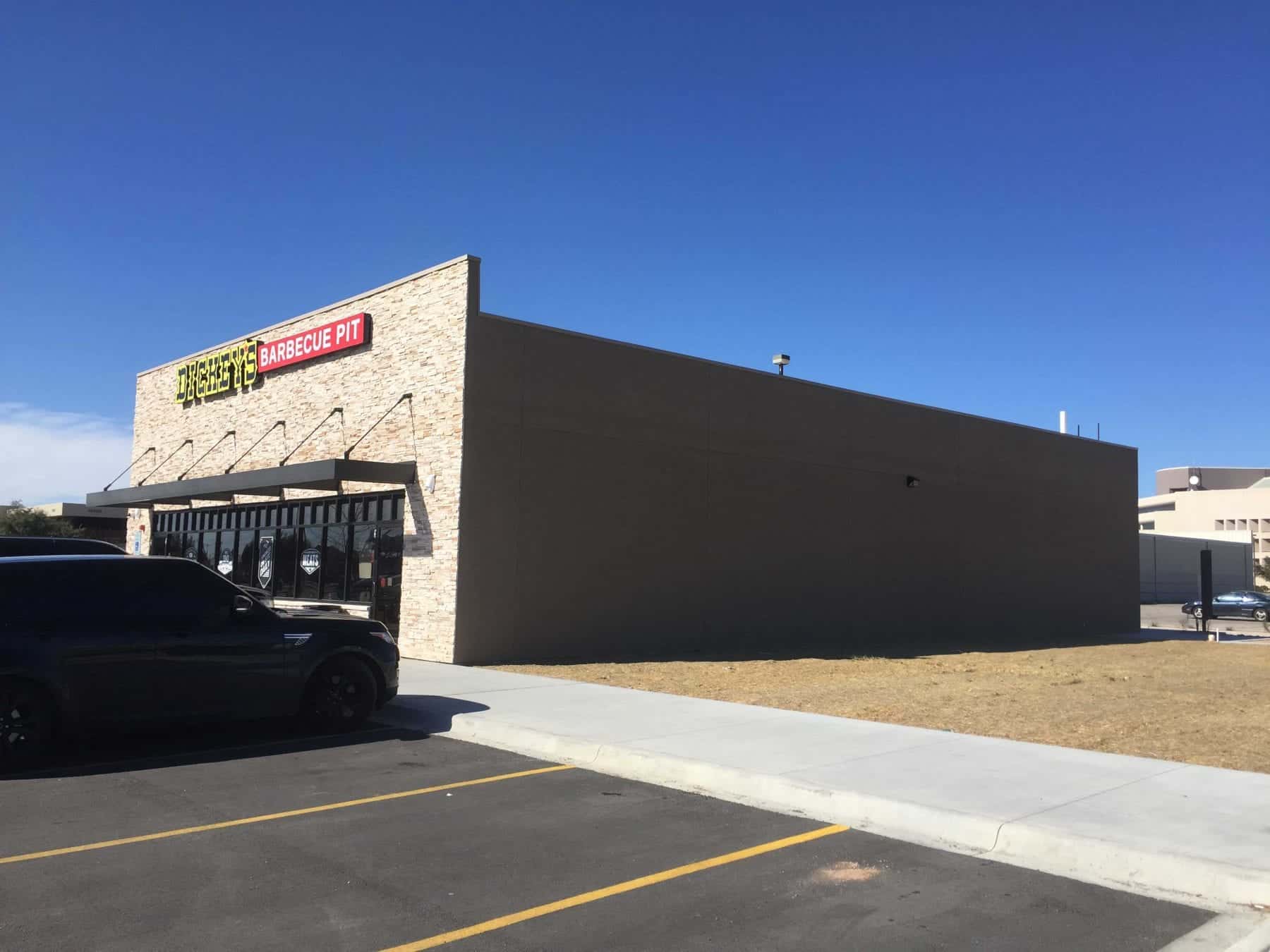 Dickey's Barbecue Pit Exterior Side Renovation by JFA Construction LLC